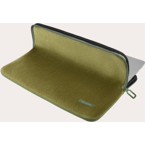 Tucano Velluto beskyttelsestaske til 16" MacBook Pro og 15,6" bærbare computere, grøn
