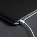 Miniatyrbild 7 av 9: Woolnut Leather Sleeve -skyddsfodral för 13-tums MacBook Pro & Air, svart