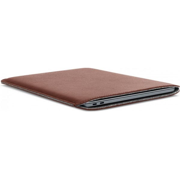 Woolnut lædertaske - beskyttelsesetui til 13" MacBook Pro & Air, cognac