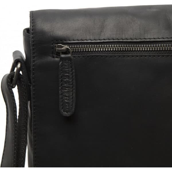 The Chesterfield Brand Toledo skuldertaske til 15,4" bærbare computere, sort