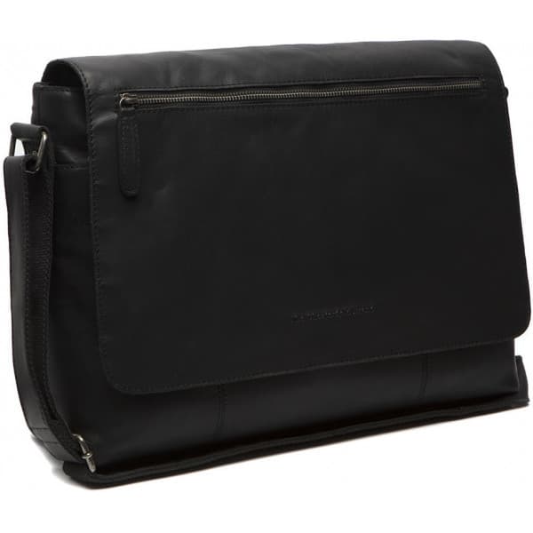 The Chesterfield Brand Toledo skuldertaske til 15,4" bærbare computere, sort