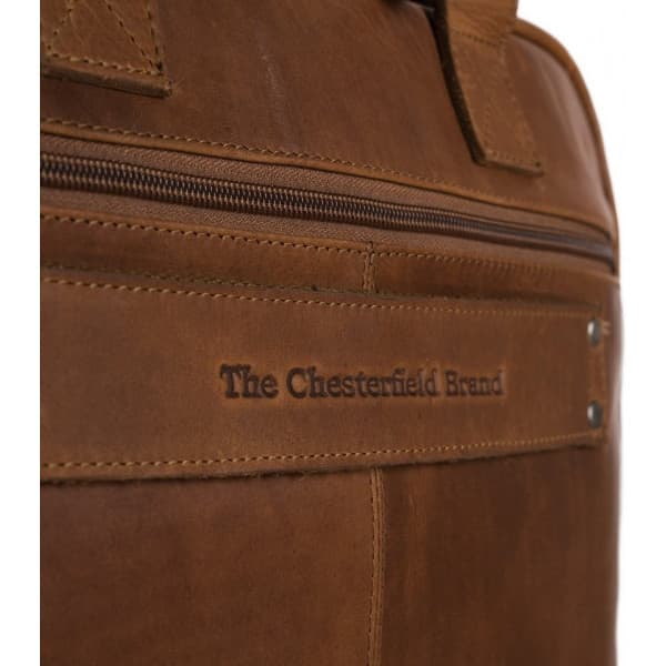 The Chesterfield Brand Calvi -tietokonelaukku 15,6" kannettavalle tietokoneelle, konjakki