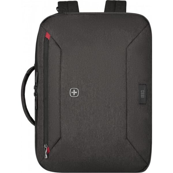 Wenger Commute - 2 i 1 ryggsäck/väska, 16 tum, 20 liter, grå