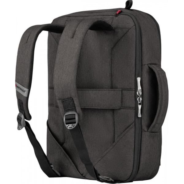 Wenger Commute - 2 i 1 ryggsäck/väska, 16 tum, 20 liter, grå