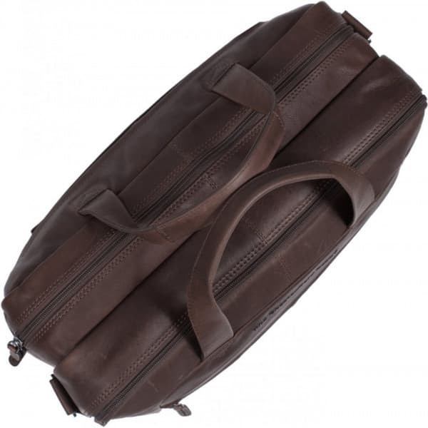 The Chesterfield Brand Ryan -computertaske for 17" bærbare, brun
