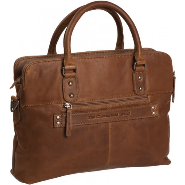 The Chesterfield Brand Stephanie -laukku 15,6" kannettavalle tietokoneelle, konjakki