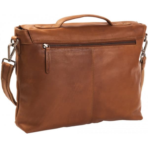 The Chesterfield Brand Jules-väska för 13-tums bärbar dator, konjak