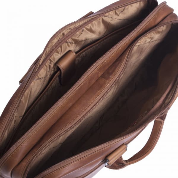 The Chesterfield Brand Seth-väska för bärbar dator 15,6 tum, konjak