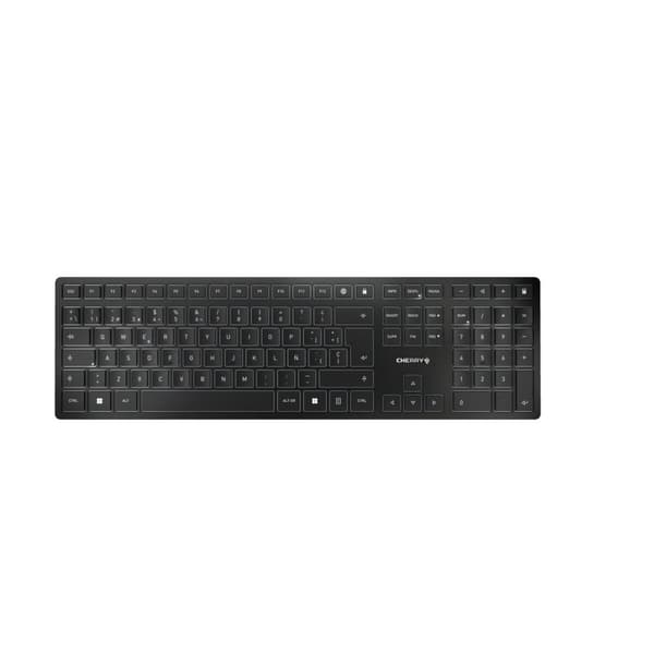 Bluetooth-tastatur Cherry KW 9100 SLIM Sort Spansk qwerty Sort