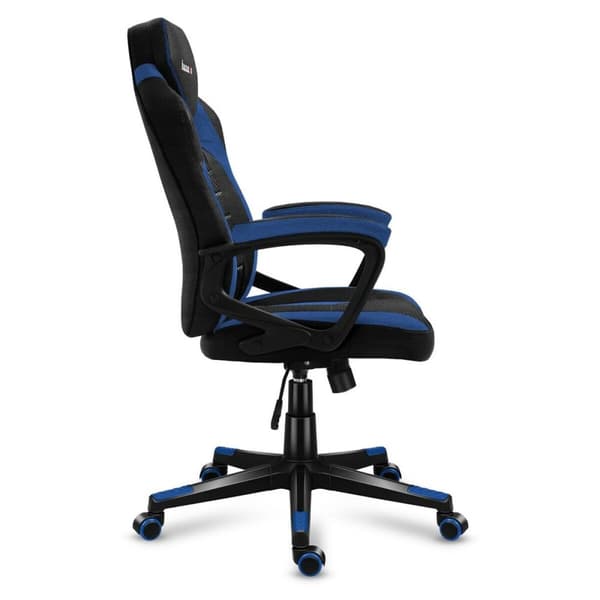 Huzaro FORCE 2.5 Pelituoli - Sininen Musta: Mukava pelituoli huippumukavuutta ja tyyliä varten. Koe peli-ilo tämän ergonomisen tuolin avulla.