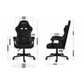 Miniatyrbillede 2 af 3: Huzaro HZ-Force 4.4 Carbon Sort Gamingstol - Kvalitetsstol til gaming i sort kulfiberdesign. Komfortabel og ergonomisk til lange spilsessioner.