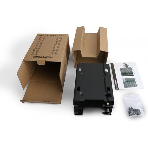 Phanteks 3.5" Stapelbara HDD-fästen - 3.5" hårddiskfästen för chassi, svart