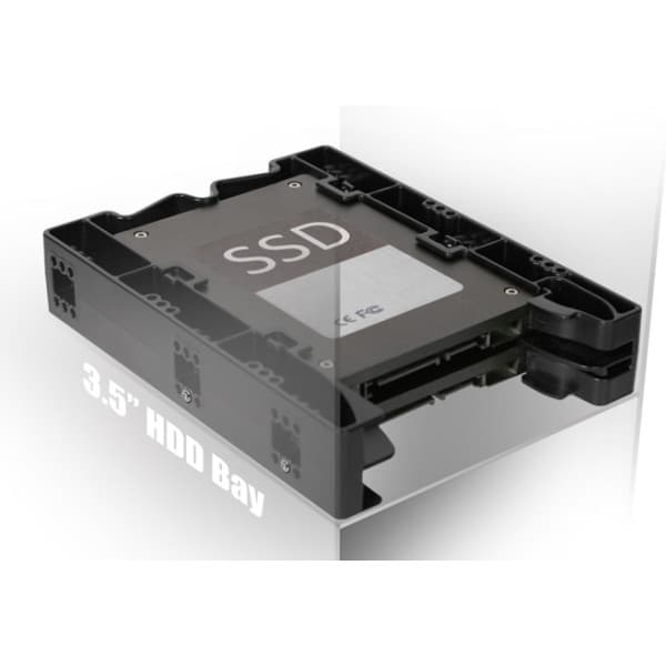 IcyDock MB290SP-B 2 x 2.5" - 3.5" -adapter