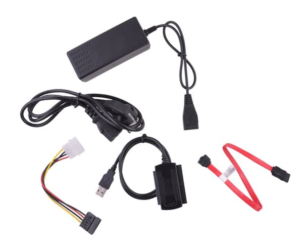 USB til IDE 2,5" konverter og 3,5" + S-ATA