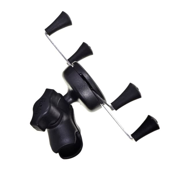 RAM MOUNT X-Grip™ holder monteret på RAM-B-176-A-UN10U skaftet Sort