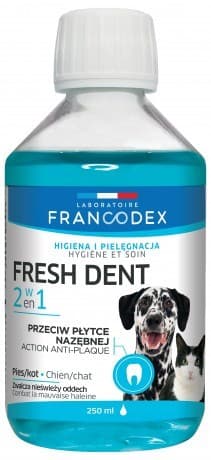FRANCODEX Fresh dent - suuhygienianeste koirille ja kissoille 250 ml