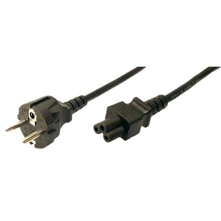 Logilink | Virtajohto | Teho IEC 60320 C5 | Teho CEE 7/7 | 1,8 m | Musta
