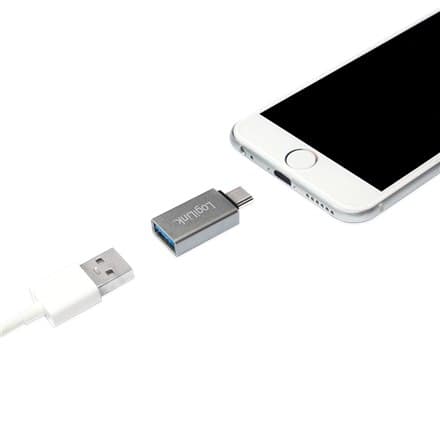 Logilink AU0040, USB-adapter, Type-C till USB 3.0 & Micro USB hona