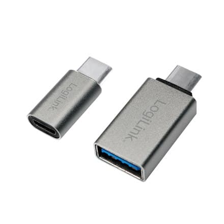 Logilink AU0040, USB-adapter, Type-C till USB 3.0 & Micro USB hona