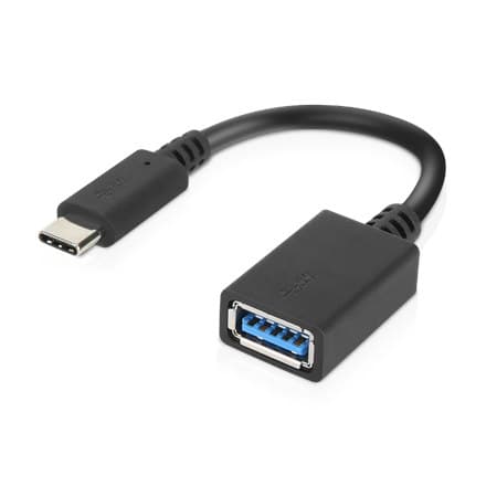 Mand | 24 pin USB-C | Kvinde | 9 ben USB Type A | Sort