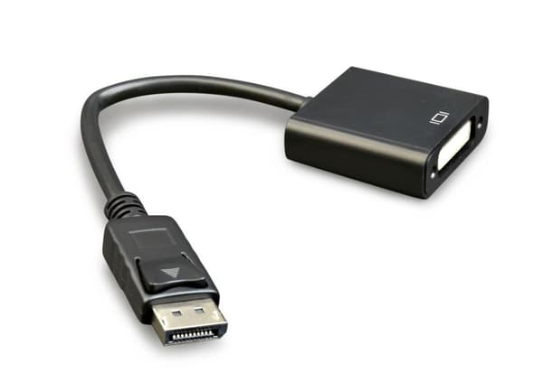 Gembird | Videoadapter | Kvinna | 24+5-stifts kombinerad DVI | Man | 20-stifts DisplayPort | 0,1 m | Svart