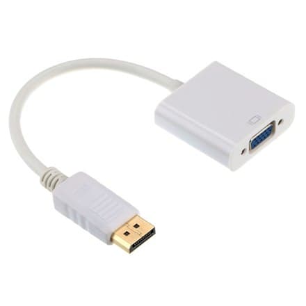 Gembird 15 pin HD D-Sub (HD-15) | Kvinde | 20-pin DisplayPort | Mand | Hvid | 0,15 m