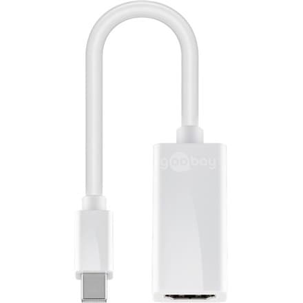 Goobay videoadapter | 19-stifts HDMI typ A | Kvinna | Mini DisplayPort | Manlig