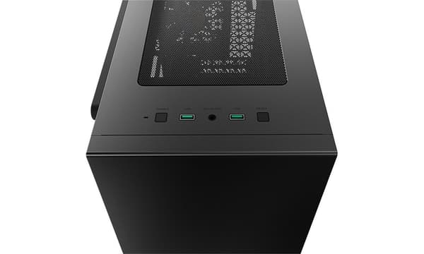 Deepcool | MACUBE 110 | Sort | mATX | Strømforsyning inkluderet | ATX PS2 (Længde mindre end 170 mm)
