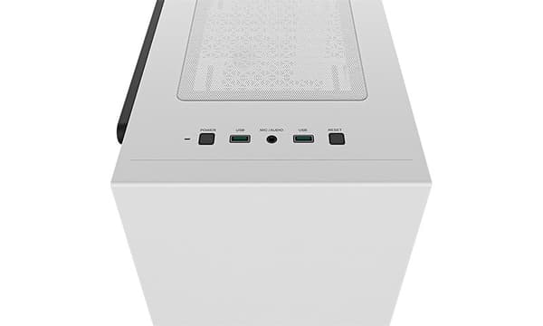 Deepcool | MACUBE 110 WH | Hvid | mATX | Strømforsyning inkluderet | ATX PS2 (Længde mindre end 170 mm)