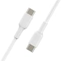 Miniatyrbillede 4 af 5: Belkin | USB-C kabel | Mand | 24 pin USB-C | Mand | Hvid | 24 pin USB-C | 2 m