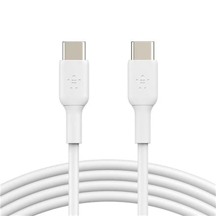 Belkin | USB-C kabel | Mand | 24 pin USB-C | Mand | Hvid | 24 pin USB-C | 2 m