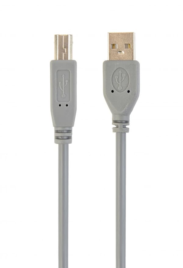 Cablexpert | USB-kabel | Man | 4-stifts USB Typ B | Man | Grå | 4-stifts USB Typ A | 1,8 m