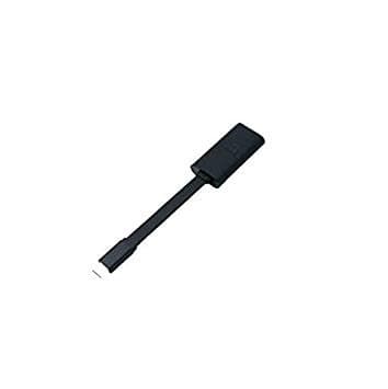 Dell 15 pin HD D-Sub (HD-15) | Kvinde | 24 pin USB-C | Mand | Sort