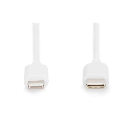 Digitus | Mies | Apple Lightning | Mies | Valkoinen | 24-nastainen USB-C | 2 m