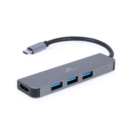 Dockingstation | USB-C 3.2 | Sort | Grå
