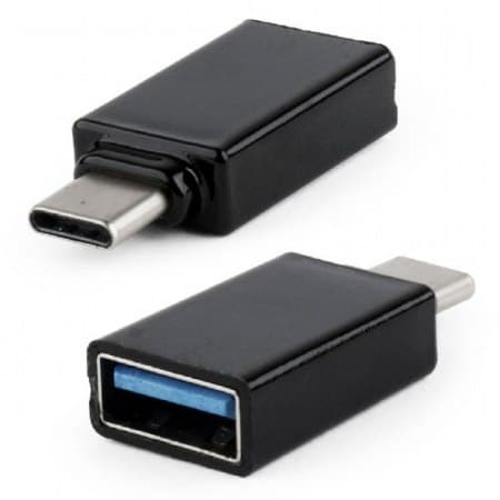 Kvinde | 9 ben USB Type A | Mand | 24 pin USB-C | Sort Sort