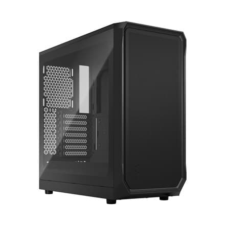 Fraktal design | Fokus 2 | Sidevindue | Sort TG Clear Tint | Midi Tower | Strømforsyning inkluderet Nej | ATX