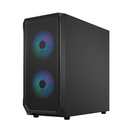 Fraktal design | Fokus 2 | Sidevindue | RGB Black TG Clear Tint | Midi Tower | Strømforsyning inkluderet Nej | ATX