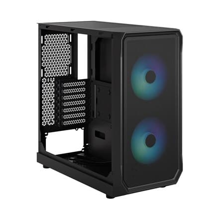 Fraktal design | Fokus 2 | Sidevindue | RGB Black TG Clear Tint | Midi Tower | Strømforsyning inkluderet Nej | ATX