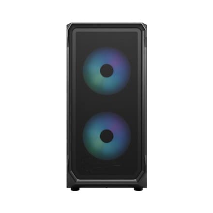 Fraktal design | Fokus 2 | Sidevindue | RGB Black TG Clear Tint | Midi Tower | Strømforsyning inkluderet Nej | ATX