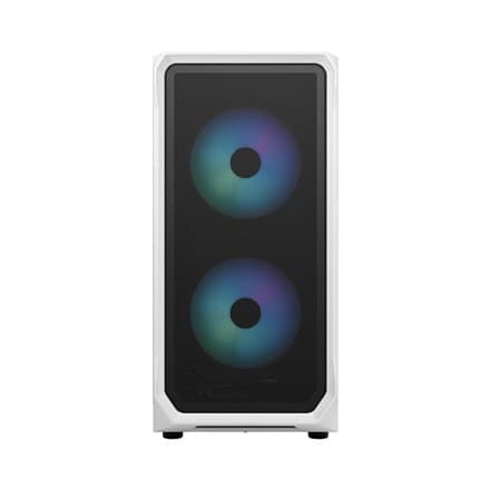 Fraktal design | Fokus 2 | Sidevindue | RGB White TG Clear Tint | Midi Tower | Strømforsyning inkluderet Nej | ATX