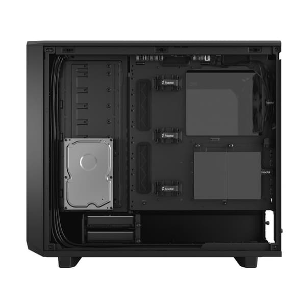 Fractal Design | Meshify 2 ljushärdat glas | Svart | Strömförsörjning ingår | ATX