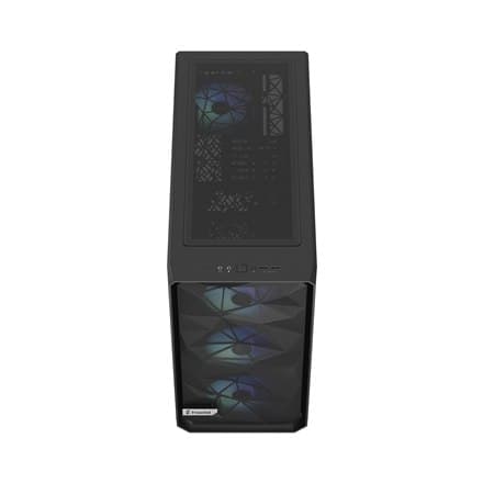 Fraktal design | Meshify 2 Lite RGB TG Light Tint | Sidevindue | Sort | E-ATX | Strømforsyning inkluderet Nej | ATX