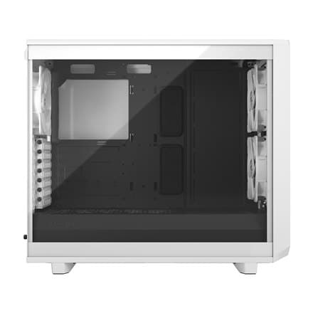 Fraktal design | Meshify 2 Lite TG Clear | Sidevindue | Hvid | E-ATX | Strømforsyning inkluderet Nej | ATX