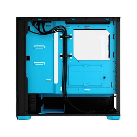 Fractal Design | Pop Air RGB | Sidofönster | Cyan Core TG Clear Tint | ATX, mATX, Mini ITX | Strömförsörjning ingår Nej | ATX