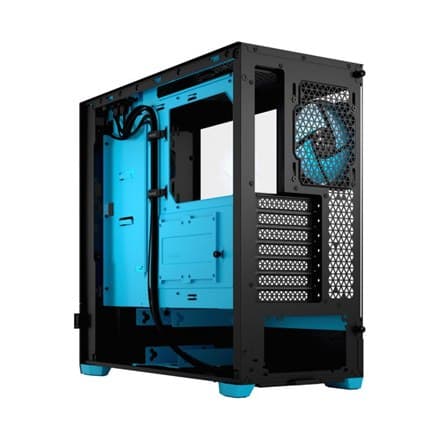 Fractal Design | Pop Air RGB | Sidofönster | Cyan Core TG Clear Tint | ATX, mATX, Mini ITX | Strömförsörjning ingår Nej | ATX