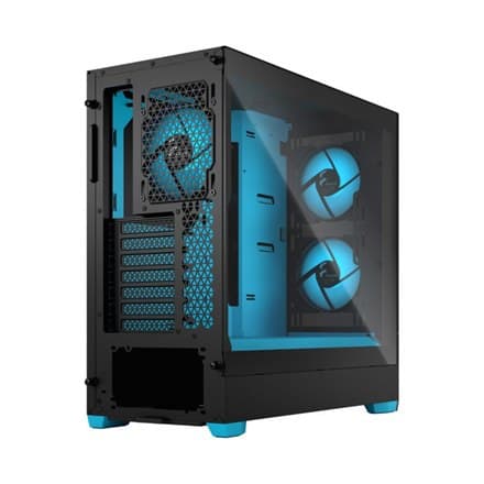 Fractal Design | Pop Air RGB | Sidofönster | Cyan Core TG Clear Tint | ATX, mATX, Mini ITX | Strömförsörjning ingår Nej | ATX