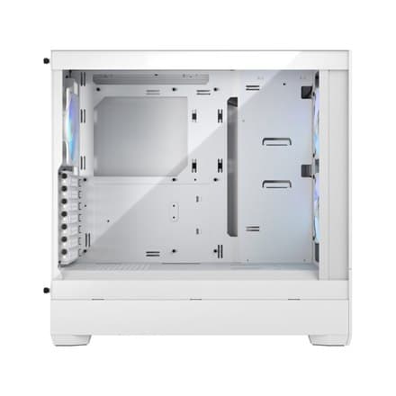 Fraktal design | Pop Air RGB | Sidevindue | Hvid TG Clear Tint | ATX, mATX, Mini ITX | Strømforsyning inkluderet Nej | ATX