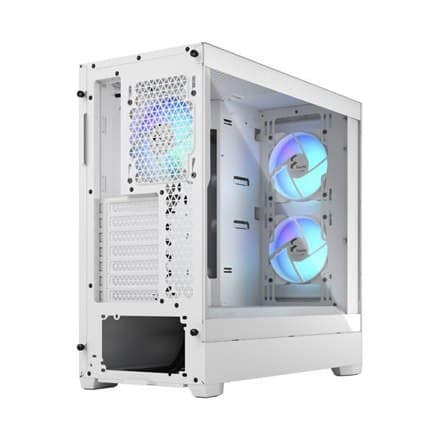 Fraktal design | Pop Air RGB | Sidevindue | Hvid TG Clear Tint | ATX, mATX, Mini ITX | Strømforsyning inkluderet Nej | ATX