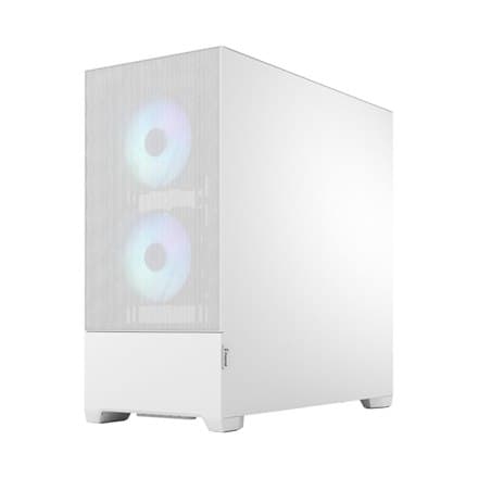 Fraktal design | Pop Air RGB | Sidevindue | Hvid TG Clear Tint | ATX, mATX, Mini ITX | Strømforsyning inkluderet Nej | ATX